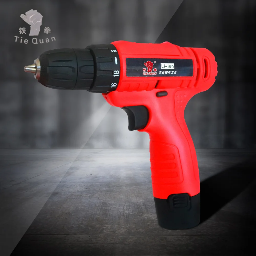 

Iron Fist 12V Rechargeable Electric Drill Electric Screwdriver Tool Electric Screwdriver Wholesale Micro Multi-functional Househ