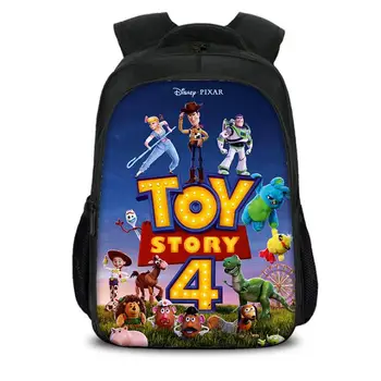 

Disney Schoolbag for primary school students Boys Girls Cartoon Toy Story 4 school Bookbag Double layer large capacity schoolbag