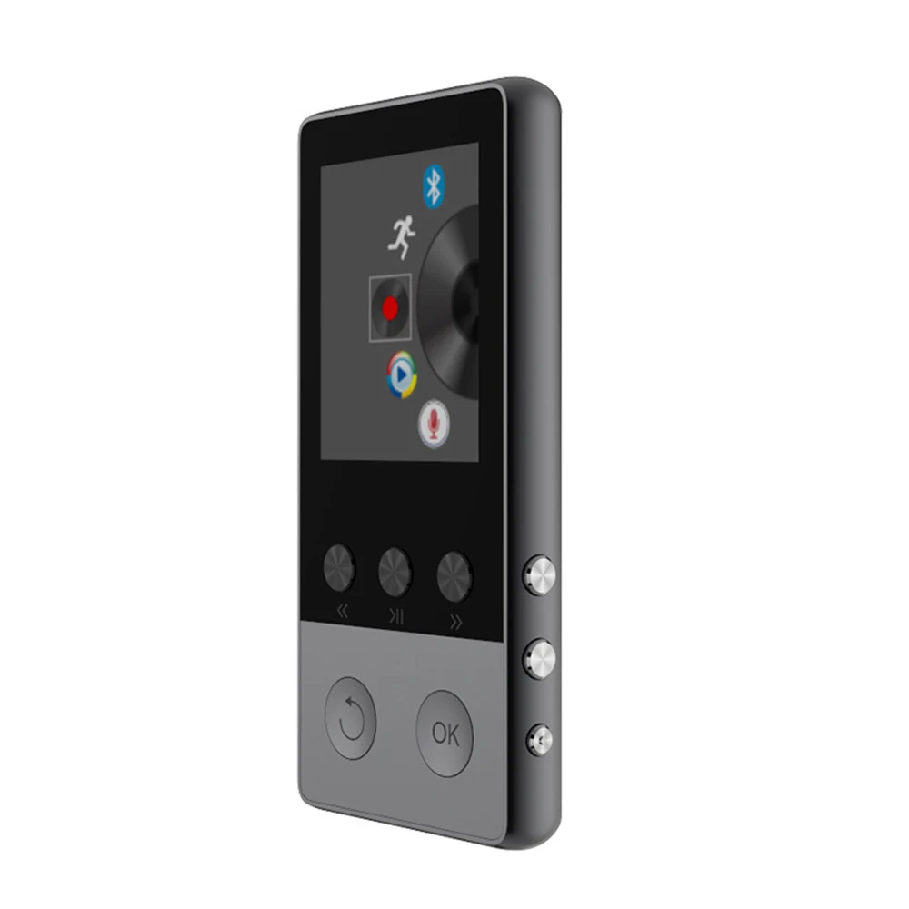 Портативный спортивный MP3 плеер без потерь звук HIFI MP4 видео Bluetooth TFT экран 8 Гб Объем памяти поддержка 64 ГБ sd-карта