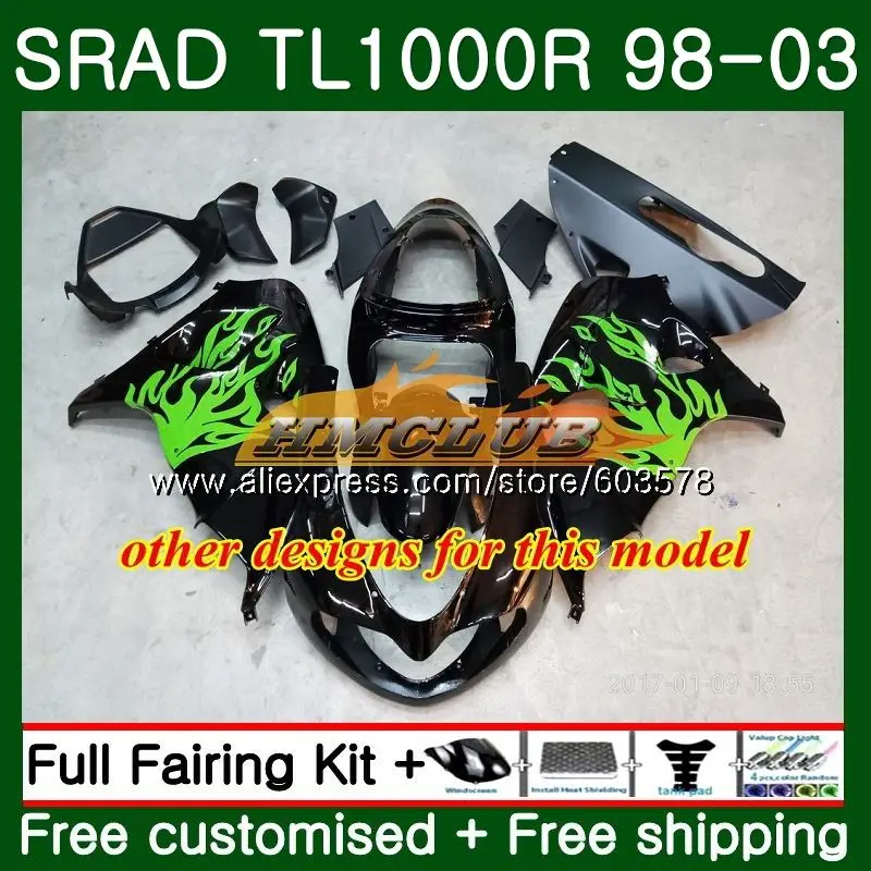 TL 1000R для Suzuki srad TL 1000 R TL1000R 98 99 00 01 02 03 Топ желтый 16CL. 84 TL1000 R 1998 1999 2000 2001 2002 2003 обтекатель