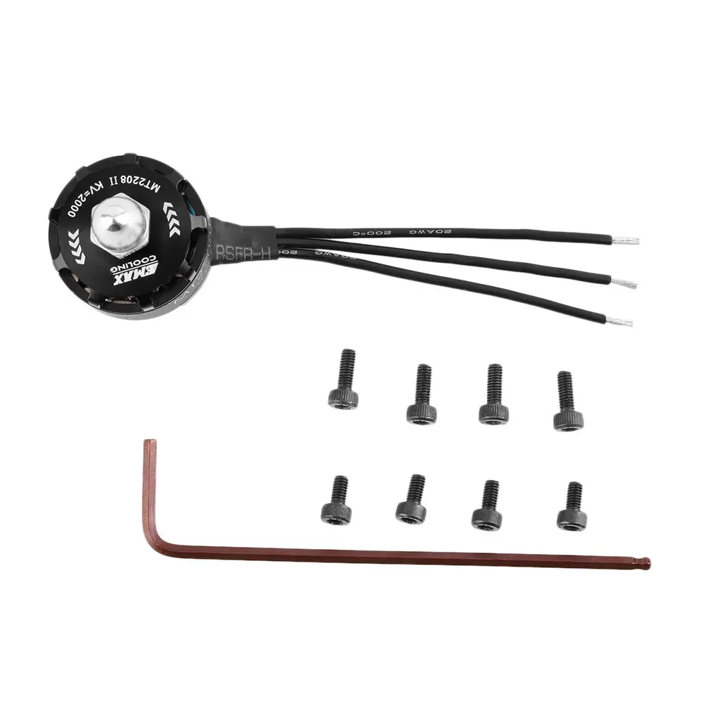 EMAX охлаждение новый MT2208 II 2000KV бесщеточный двигатель CW для радиоуправляемого