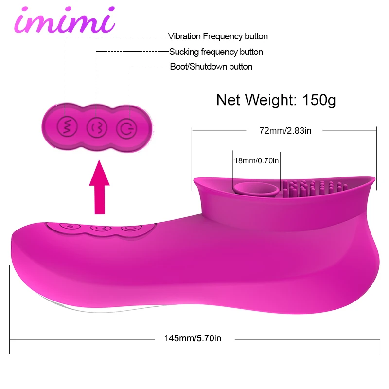 Gode Sucking Vibrator Blowjob Vibrating Nipple Massager Sucker Licking Clit Stimulator Strapon Womanizing Erotic Toy Masturbator