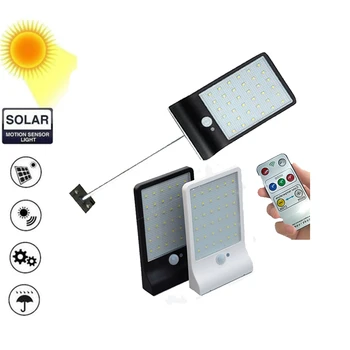 

36 LED Solar Light solar lamp Three Modes human induction Waterproof w metal pole garden deck garage path road patio spotlights