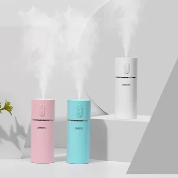

200ML Air Humidifier Mini Aroma Diffuser with Battery Humidificator for Home Car USB Fogger Mist Maker with LED Night Lamp