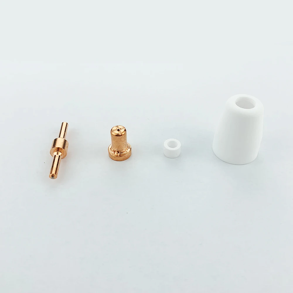 Plasma Cutter Electrodes Nozzles 65Pcs Plasma Cutter Tip Electrodes & Nozzles Kit Consumable Accessories For PT31 CUT 30 40 50 Plasma Cutter Welding Tools