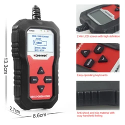KONNWEI – KW360 mercedes benz Scanner de voiture, système complet de freinage, Airbag, ABS 