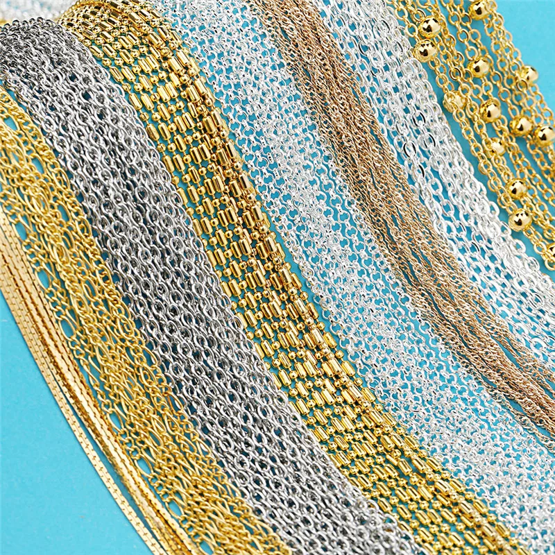 Gold and Silver Link Chains - 5m Bulk