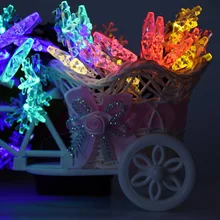 Уличная Солнечная Снежинка освещение цепь Двор Пейзаж лампа 30led Праздник Свадьба декоративные гирлянды лампа