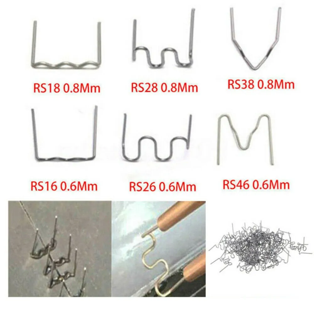 Stapler Staples Welding Nail 100PCS For Car Bumper Plastic Welder Repair Kit welding gun nails