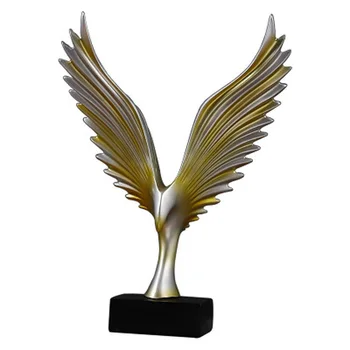

Abstract Mirs Wings Figurines Resin Ornaments Creative Wings Statue Desktop Crafts Artwork Home Office Decoration Accessories