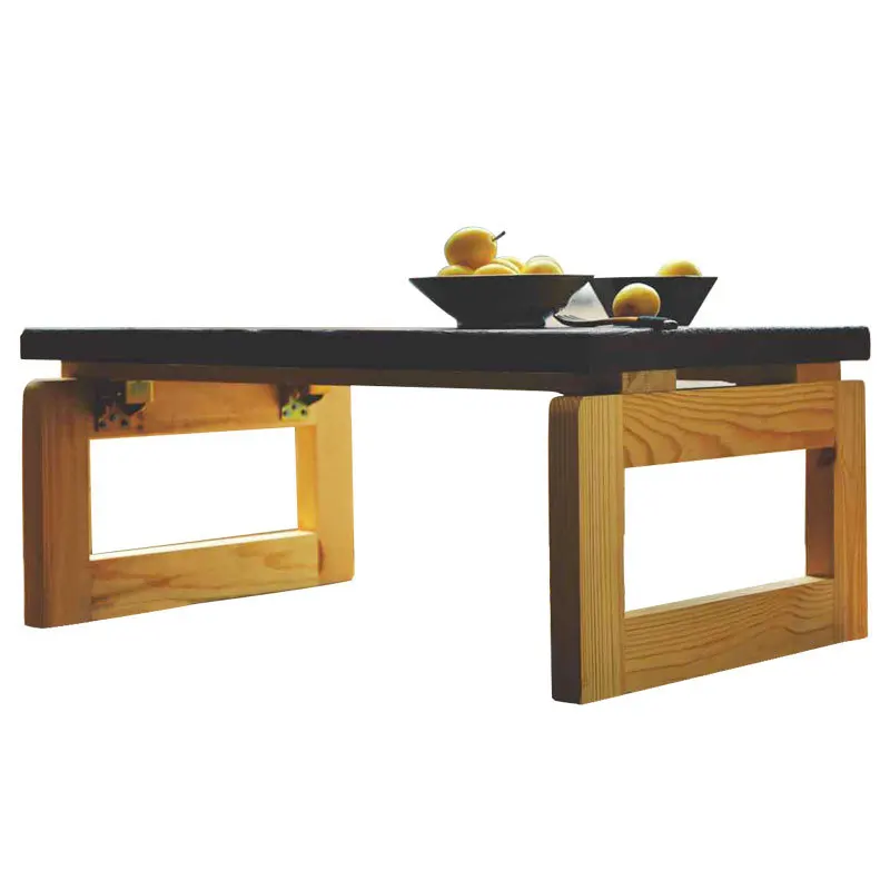  Balcony Bedroom Living Room Small Coffee Table Living Room Solid Wood Tea Window Low Folding Table 