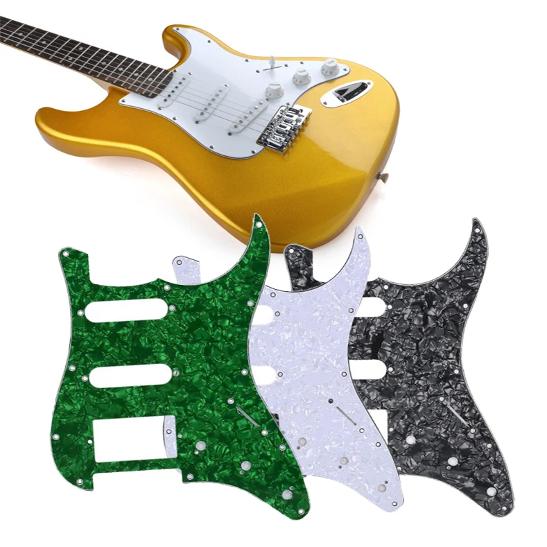 Pickguard Entertainment Replacement Musical Instrument Accessories Electric Guitar Scratch Plate Practical Durable PC for ST