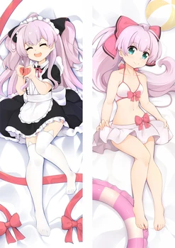 

Anime Cosplay Watashi, Nouryoku wa Heikinchi de tte Itta yo ne Dakimakura Cover NouKin Bolster Case Adele von Ascham Pillowcase
