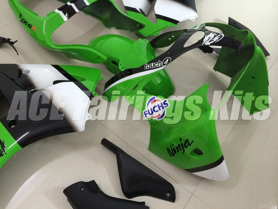 ABS Полный Обтекатель подходит для Kawasaki ZX6R 2000 2001 2002 мотоцикл Обтекатели ZX-6R 00 01 02 Ninja 636 Кузов Набор Горячая Распродажа