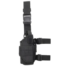 Survival Hunting And Equipment Flashlight Thigh Holster Universal Pistol Holster Tactical Drop Leg Bag Moll Pouch For Hunting