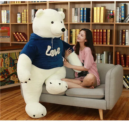 Fancytrader 67'' JUMBO Giant Stuffed Polar Bear Huge Plush LOVE Bear Toy Birthday Valentineâ€˜s Day Gift 170cm 4 Models 3 Sizes (15)