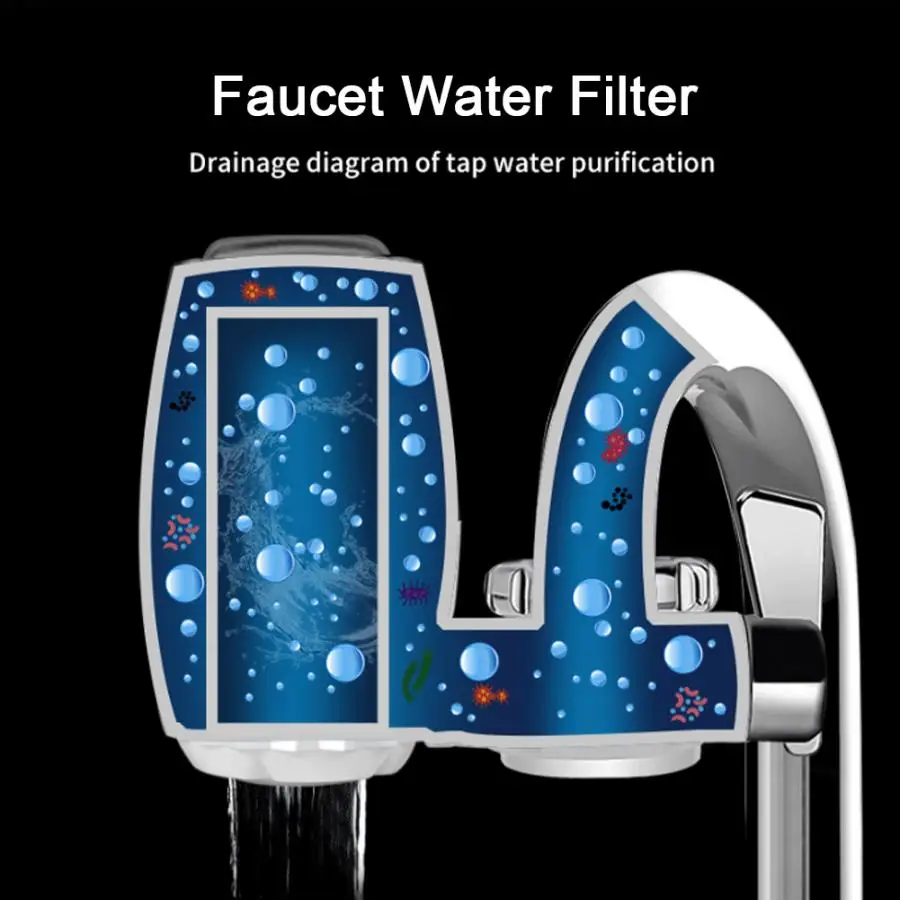 Kitchen Faucet Water Filter System For Kitchen Bathroom Sink Filtration Tap Purifier Water Filter Parts