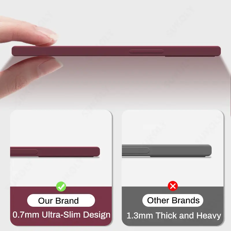 Liquid Silicone Case For Samsung Galaxy S24 S25 FE S26 S23 S22 Ultra Plus S25 Edge A57 A37 A56 A17 A16 A36 A54 A55 5G Soft Cover - Image 2