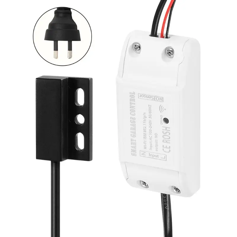 

1Set Smart WiFi Garage Door Opener Smart Life APP Control Remote Controller for Amazon Alexa for Google Assistant Enabled Device