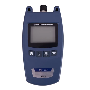 

Mini Optical Power Meter King-70S Type a OPM Fiber Optical Cable Tester -70DBm+10DBm SC/FC Universal Interface Connector