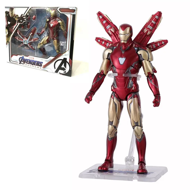 17 см перец Marvel MK85 Железный человек Мстители 3 Железный человек паук удивительный человек паук подвижная фигурка модель игрушки - Цвет: MK85 with box