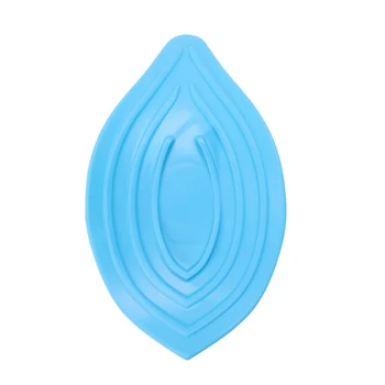 

New Multifunctional slip ring leaves soap box drain and clean soap dishes kitchen sink sponge holder blue