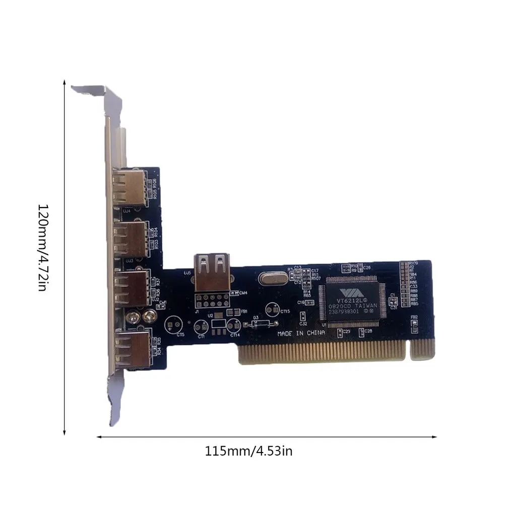 4 Порты PCI-E к USB 2,0 концентратор PCI Express карты расширения адаптер конвертер USB2.0 бесплатный драйвер 5