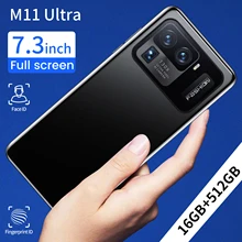 7.3" Mi 11 Ultra 5G New Phone 32MP+64MP HD GPS 16GB+1TB Qualcomm Snapdragon888 6800mAh Andriod 11.0 Global Version Smartphones