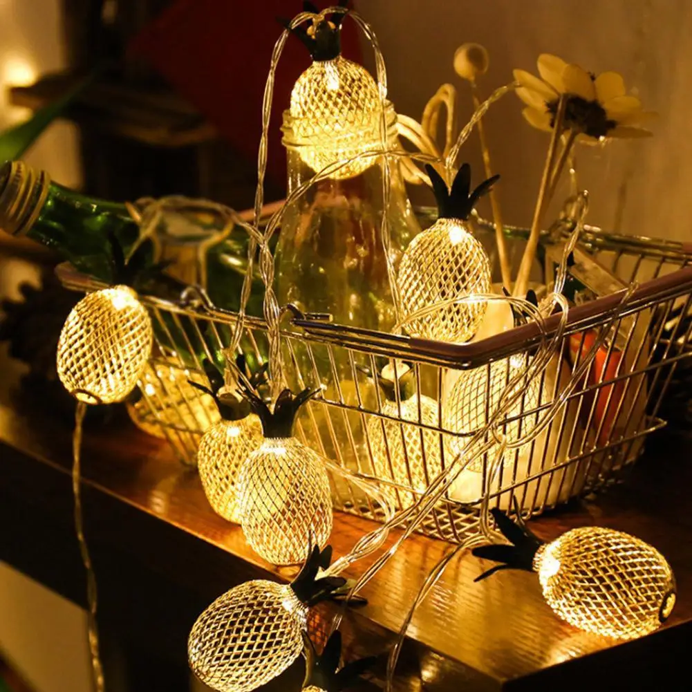 

1.5M 3M Pineapple shape LED lights String strips Holiday lighting Fairy Garland Decorative lights For Christmas Wedding Party