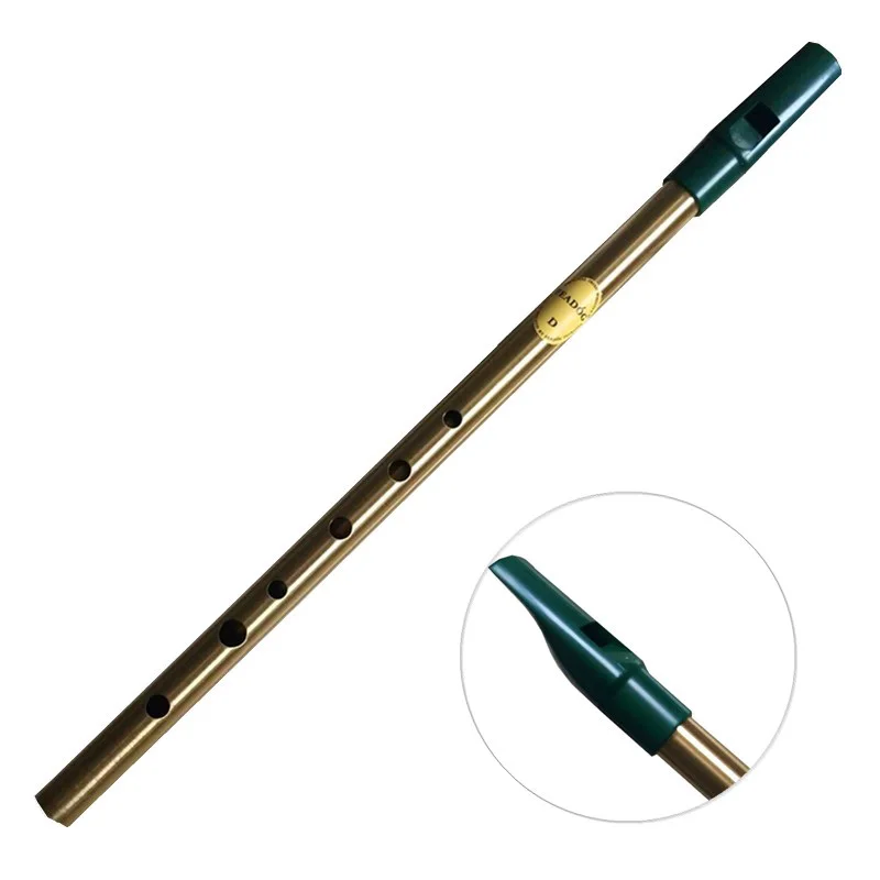 Латунный ирландский свисток флейта кларнет оловянный кларнет металлическая флейта музыкальный инструмент для начинающих предметы первой необходимости прочный