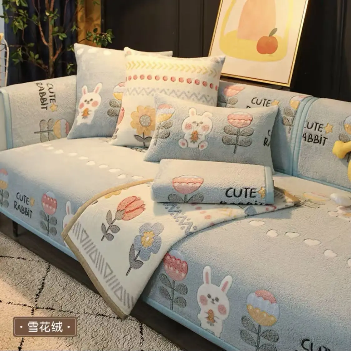 Sofa Cover European Universal Towel Slip Resistant Couch for Living Room Decor For Four seasons | Дом и сад