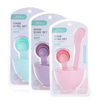 

3 Sets Cute Funny Useful Facial Mask Bowl for Family Home Outdoor
