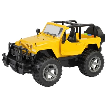 

Acousto-Optic Jeep Model Multifunctional Inertial Hand Pushing Puzzle Educational Toy Car for Children