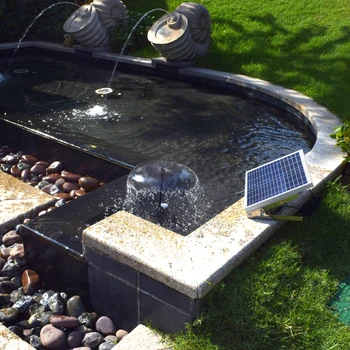 

500 L/H Solar Power Fountain Brushless Water Pump Kit with Battery Remote Control Water Fountain for Bird Bath Garden Pond Decor