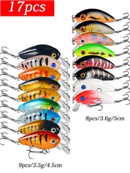 Fishing Lure Kits Mini Floating Wobblers Crank Hard Bait Artificial Bionic Pencil Bait Trolling Pike Fish Bass Fishing Tackle