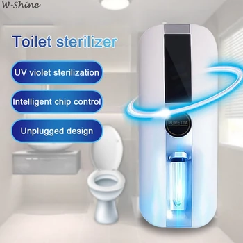 

UVC LED Ultraviolet Disinfection Intelligent Toilet Sterilizer Solar Power Charging Automatic Toilet Lid Sterilizer