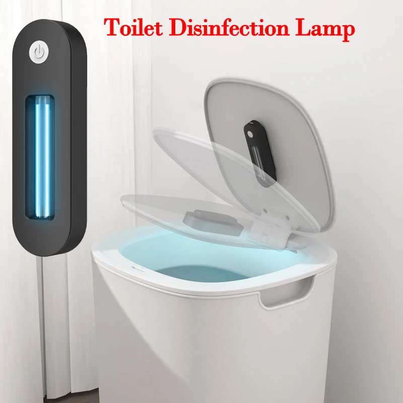 

Rechargeable Ultraviolet UV Sterilizer Lamp UVC+Ozone Disinfection Germicidal Light Toilet Disinfection Ultraviolet Lamp droship