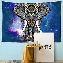 

Elephant Tapestry Manda laIndian Tapestry Wall Printing Decoration Wall Covering Animal Tapestry