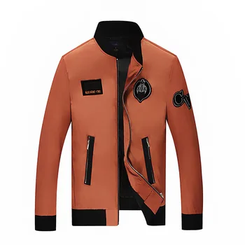 

Autumn Pilot Jacket Male Spuer Youth Baseball Clothing Plus Fat plus Loose Leisure Fat Man Outside