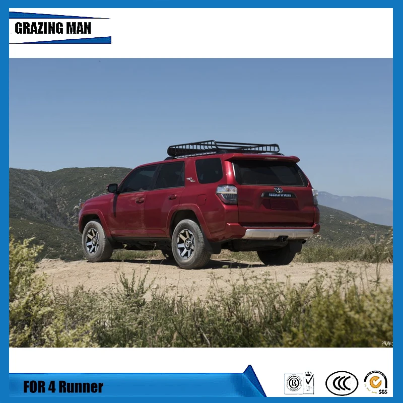 Автомобильный Алюминий перекладина для 4runner багажник на крышу рельсы для 4runner