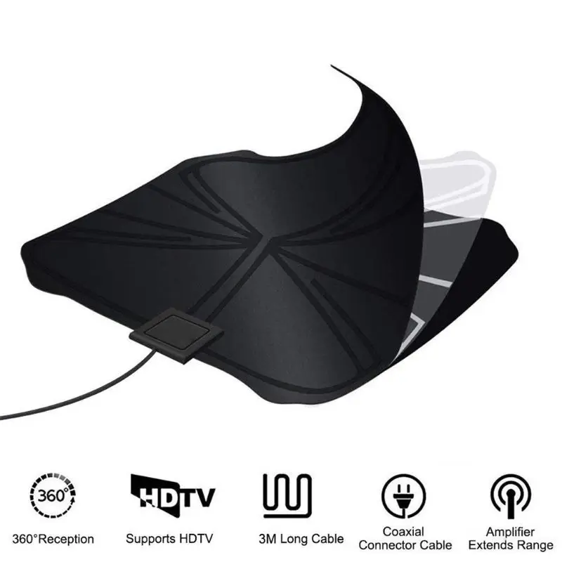 DVB-T2 Hd спутниковый ресивер ТВ антенна цифровой HD ТВ антенна усилитель сигнала