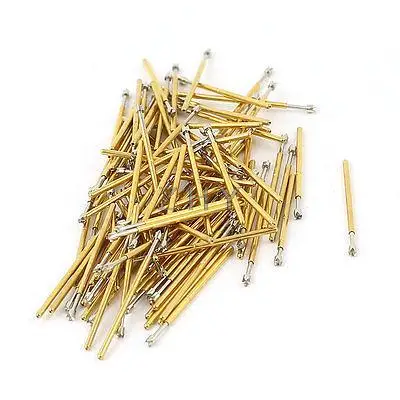 

100Pcs P50-Q2 0.9mm 4-Point Crown Tip Spring PCB Testing Contact Probes Pin