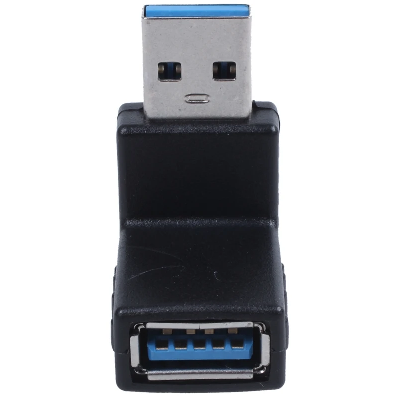 90 градусов USB 3 0 A штекер к гнезду M/F разъем адаптера черный|Адаптеры AC/DC| |