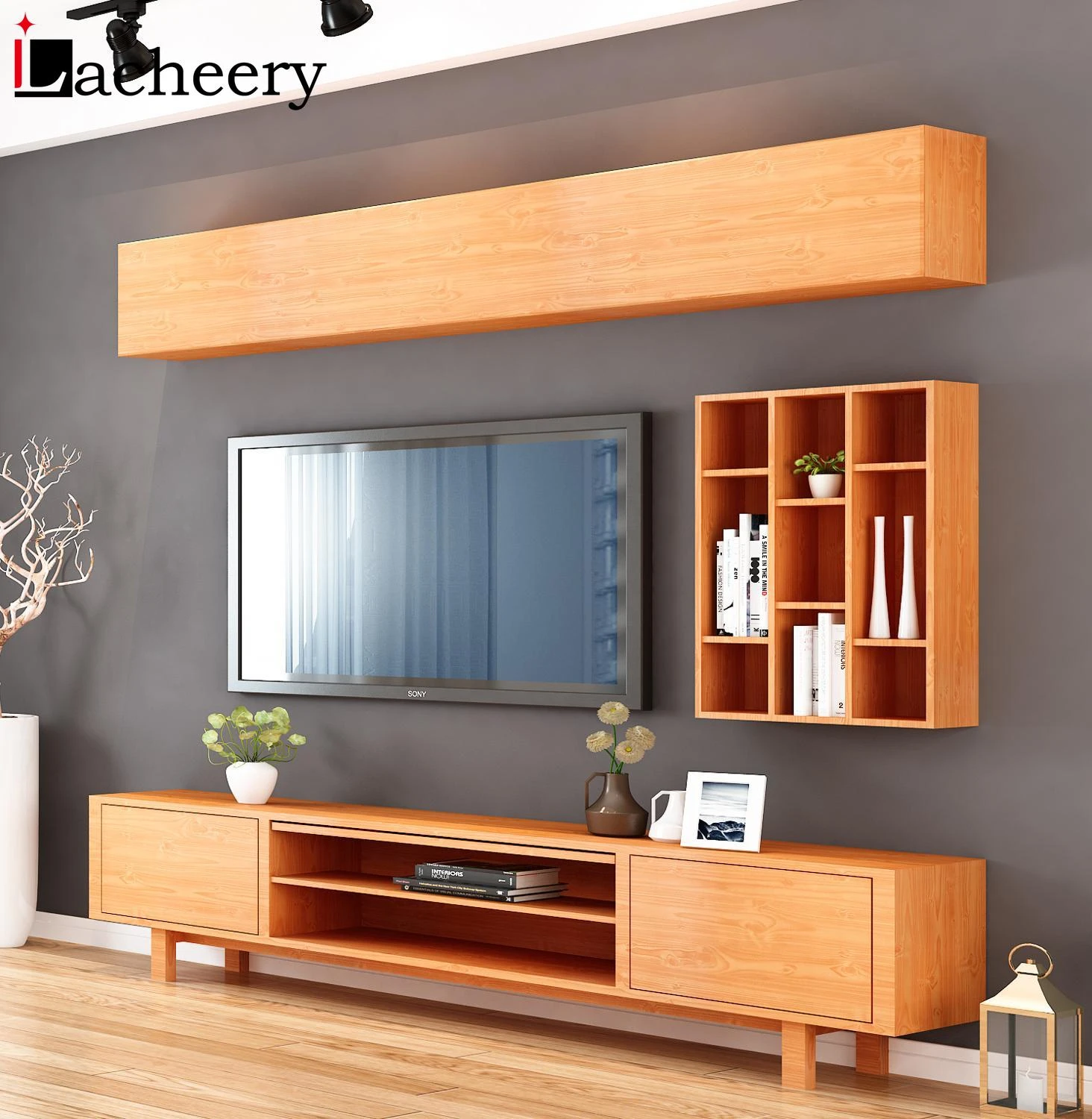 木材スタイルのテレビキャビネット壁紙自己接着防水ビニールキッチンキャビネットワードローブベッドテーブルドアステッカールームのインテリア Wallpapers Aliexpress