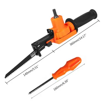 

Portable Cordless Metal Cutting Reciprocating Saw Power Tool Electric Drill Fixing with Wood Blades Woodworking Tool