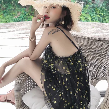 

One Piece Swimsuit Push Up Beachwear Women's Beach Outings 2019 Woman 1 Rashguard Female Form New Skirt 19916 Solid Polyester