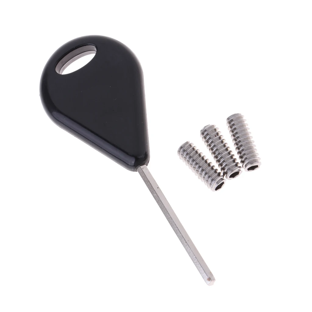 Surf Fin Key & Fin Screw for Future 1 Key with 3 Screws Plate Longboard Surfboard SUP Paddleboarding