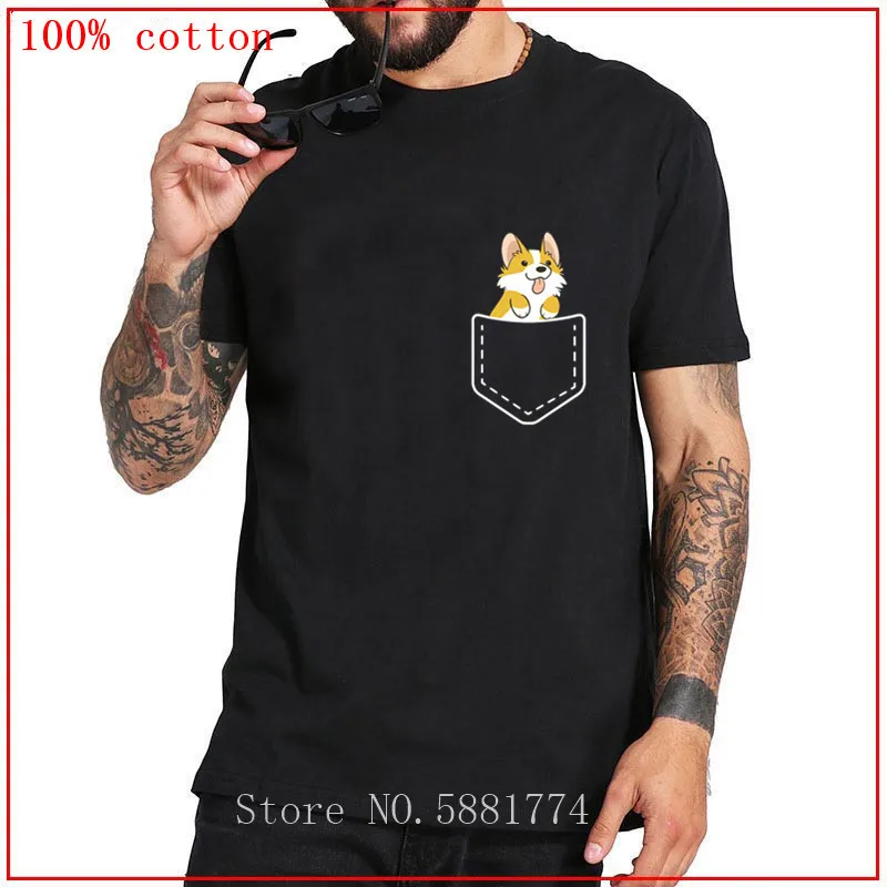 Corgi In Pocket/модная Милая Повседневная Уличная одежда в стиле Харадзюку с