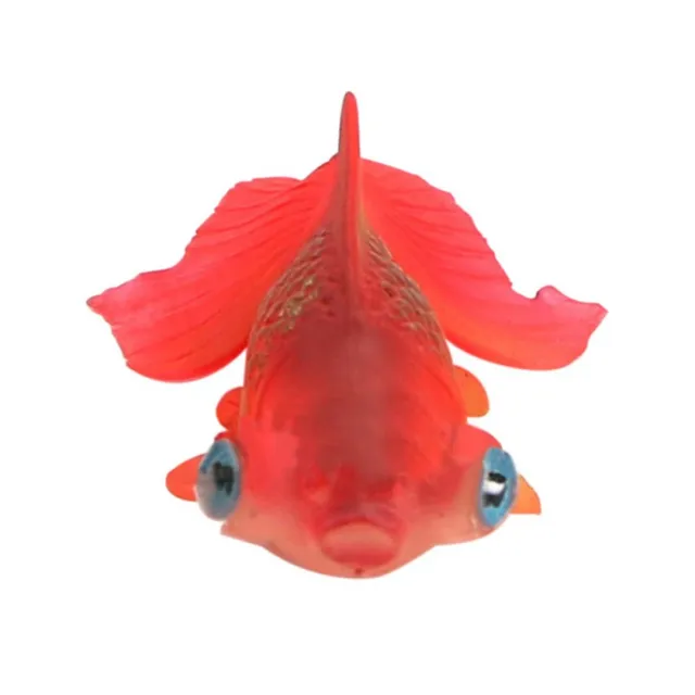Decor Goldfish Peacoak Jellyfish Silicone Aquarium Decoration Artificial Glowing Effect Glow In The Dark Fish Tank Ornament New Decorations Aliexpress