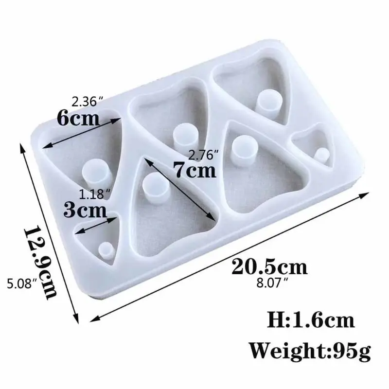 

Gothic Heart Pendant Resin Casting Molds Jewelry Making Tools Art Crafts B95F